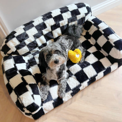 Calming Plushy Dog Sofa