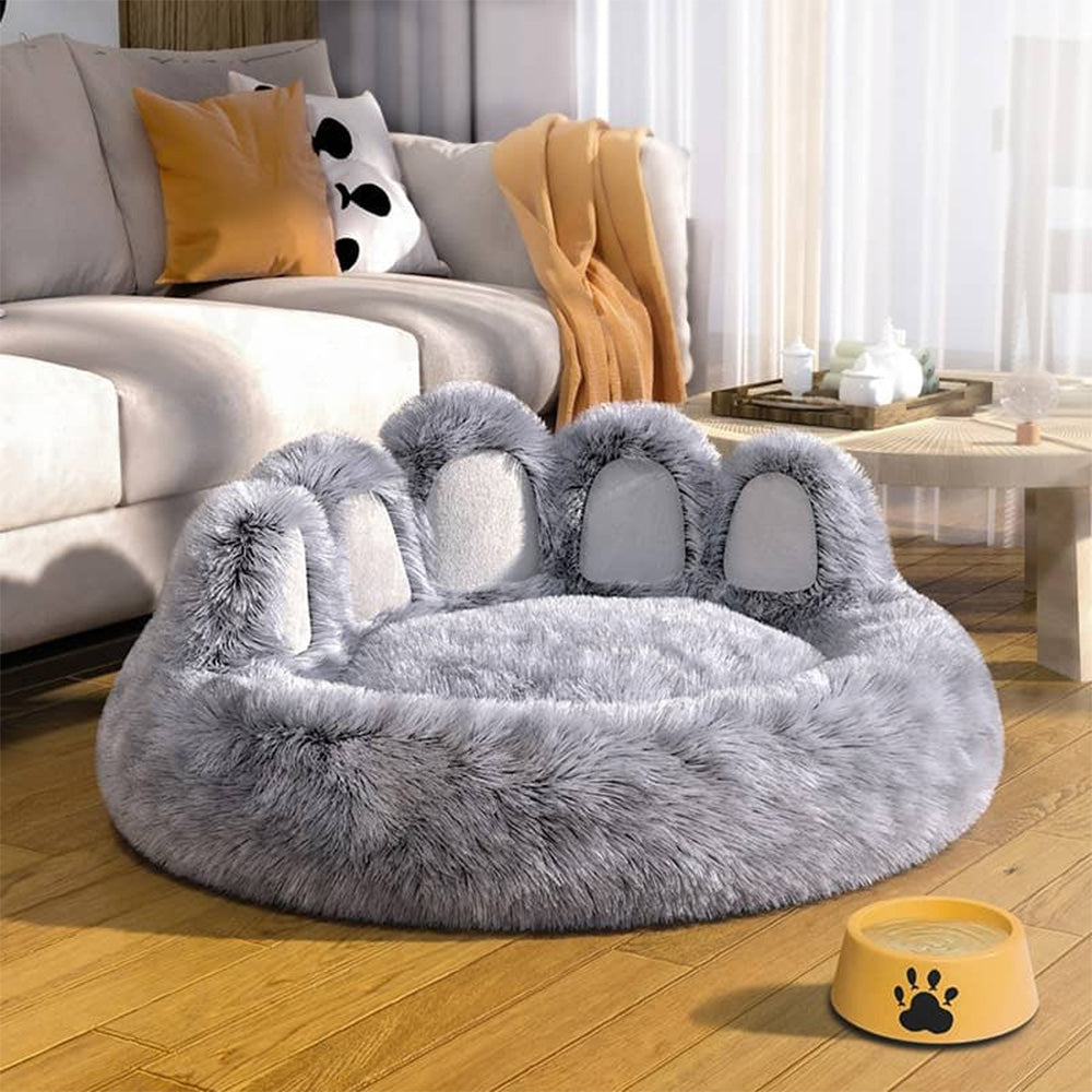 Calming Paw Design Dog Bed