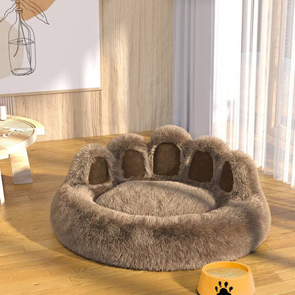 Calming Paw Design Dog Bed