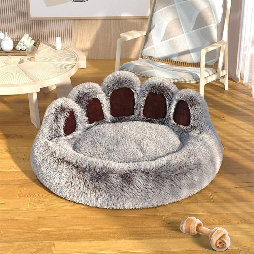 Calming Paw Design Dog Bed