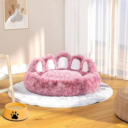 Calming Paw Design Dog Bed