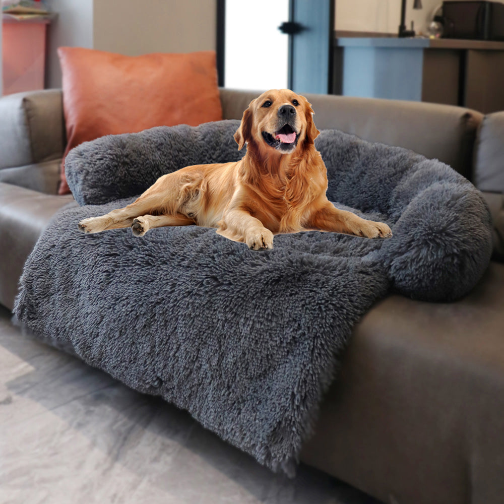 Calming Dog Sofa Bed | Soft Pet Sofa Protector for Comfort