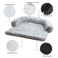 Calming Dog Sofa Bed | Soft Pet Sofa Protector for Comfort