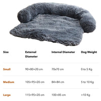 Calming Dog Sofa Bed | Soft Pet Sofa Protector for Comfort