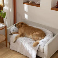 Calming Dog Sofa Bed | Soft Pet Sofa Protector for Comfort