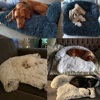 Calming Dog Sofa Bed | Soft Pet Sofa Protector for Comfort