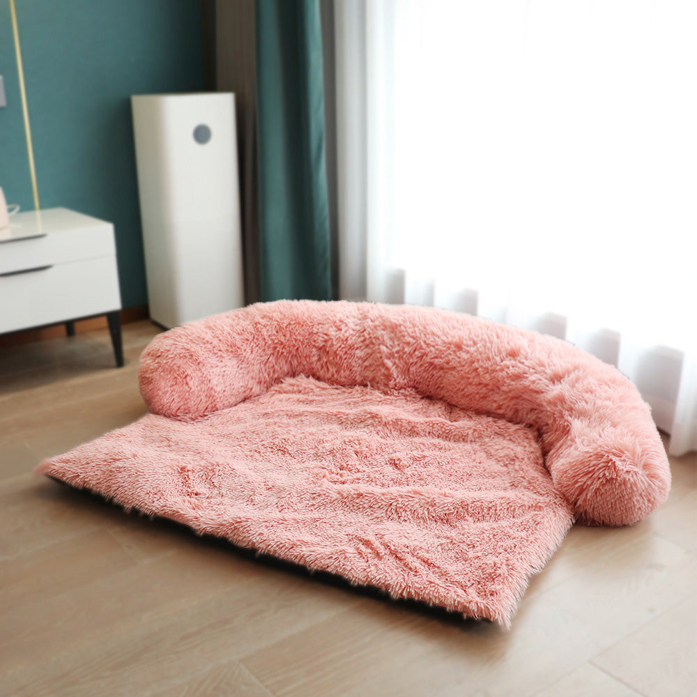 Calming Dog Sofa Bed | Soft Pet Sofa Protector for Comfort