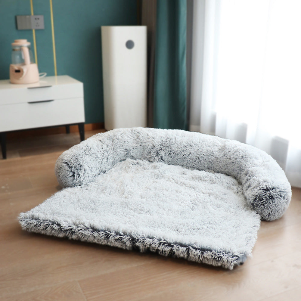 Calming Dog Sofa Bed | Soft Pet Sofa Protector for Comfort