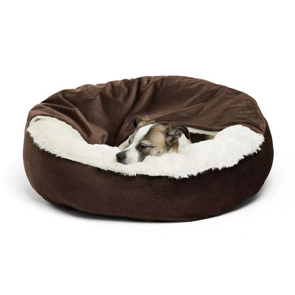 Cozy Dog Cave Bed for Peaceful Sleep